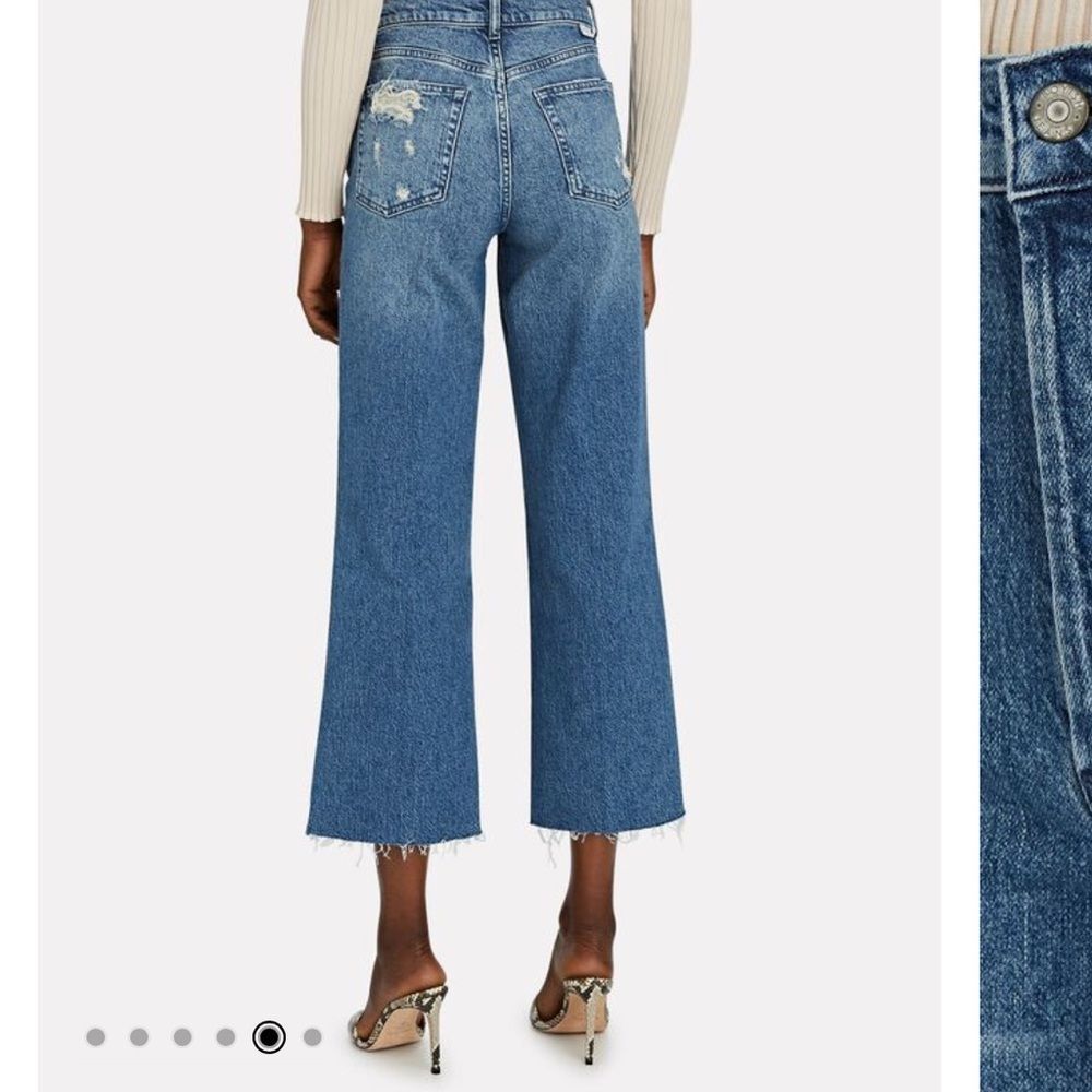 BOYISH JEANS Mikey Distressed Straight-Leg Jeans Short Circuit - Picture 6 of 8